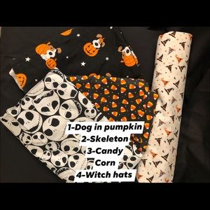 Halloween scrunchies